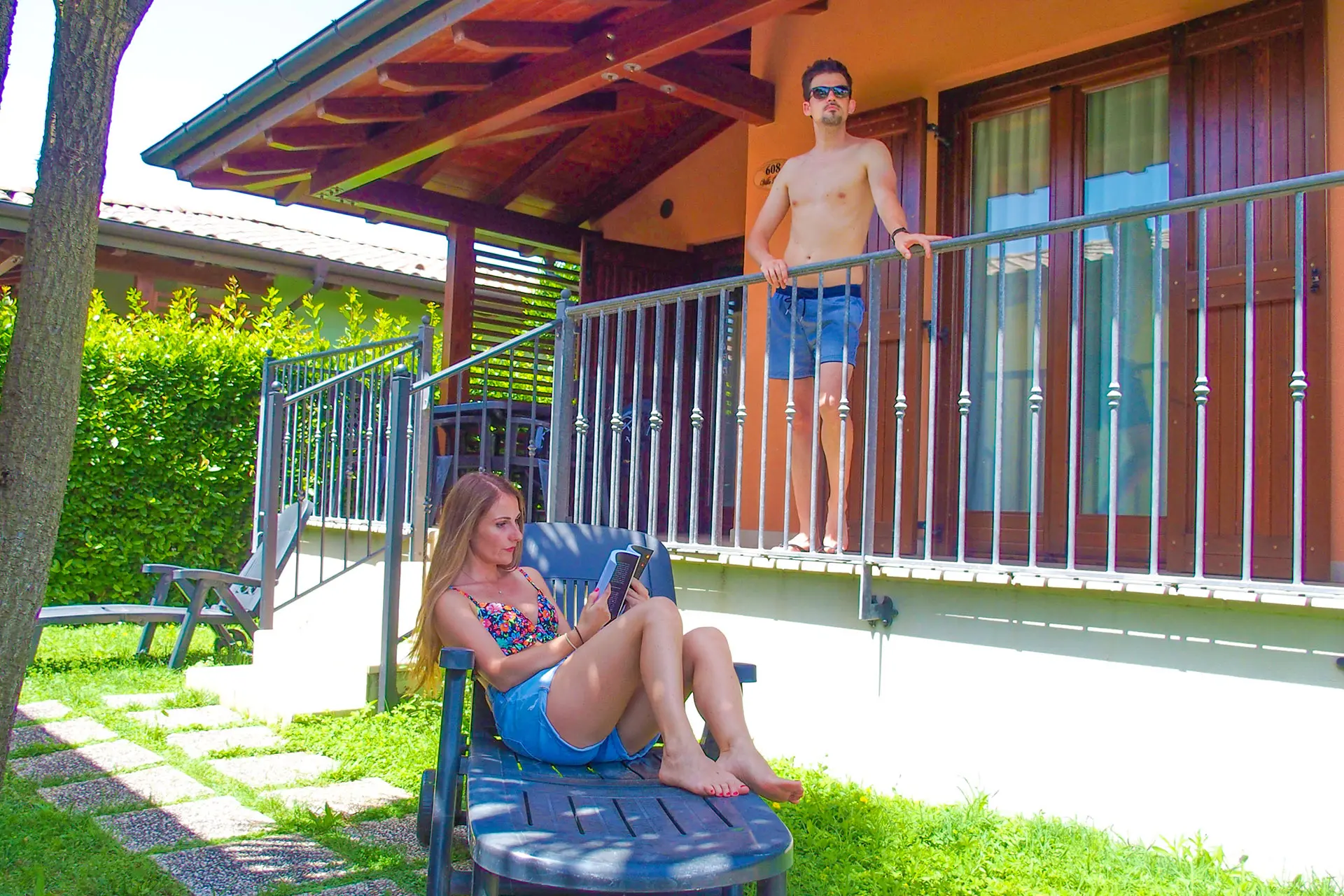 Villa Bilocale Deluxe al Centro Vacanze De Angelis, resort sulla Riviera del Conero a Numana