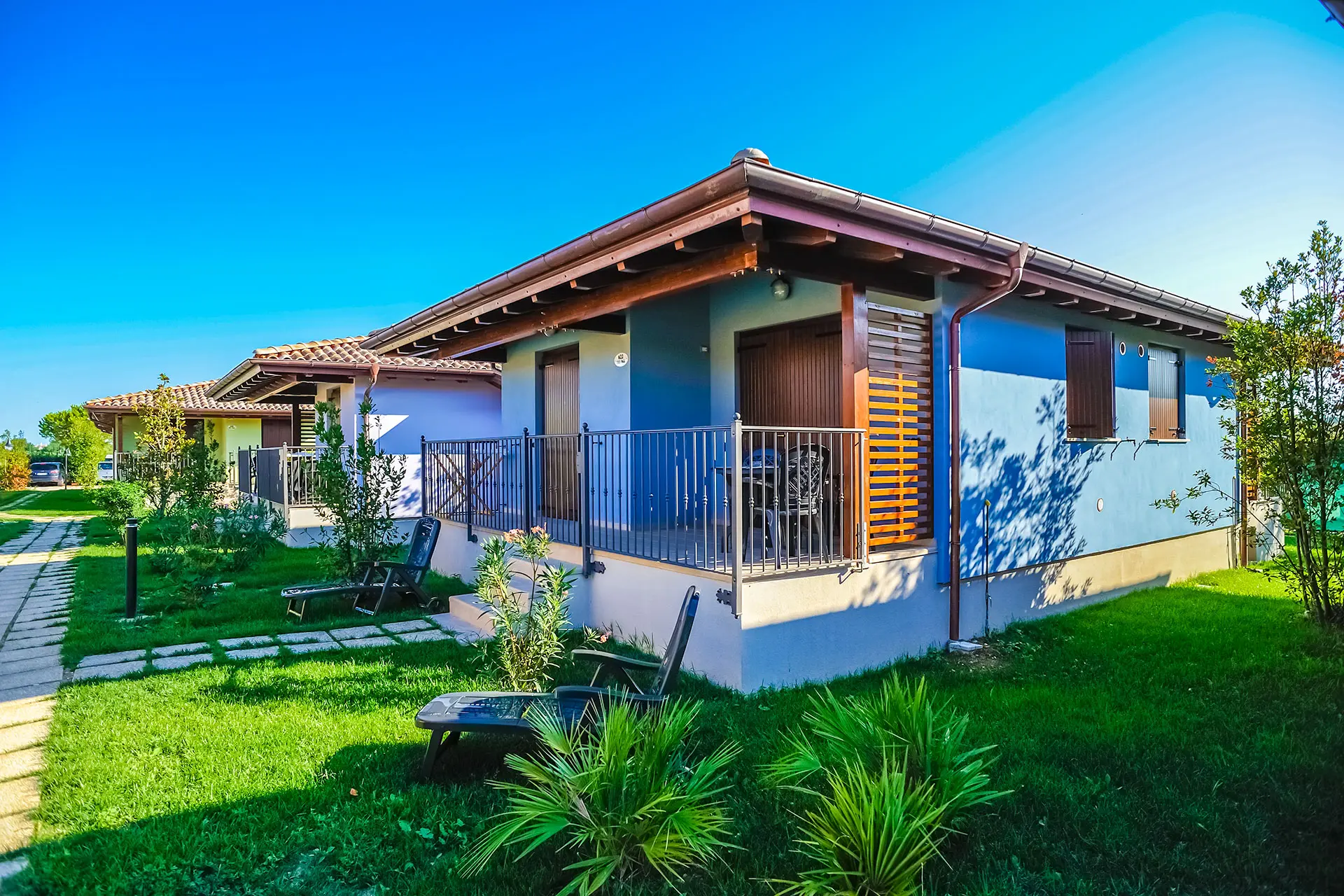 Villa Trilocale Deluxe al Centro Vacanze De Angelis, resort sulla Riviera del Conero a Numana