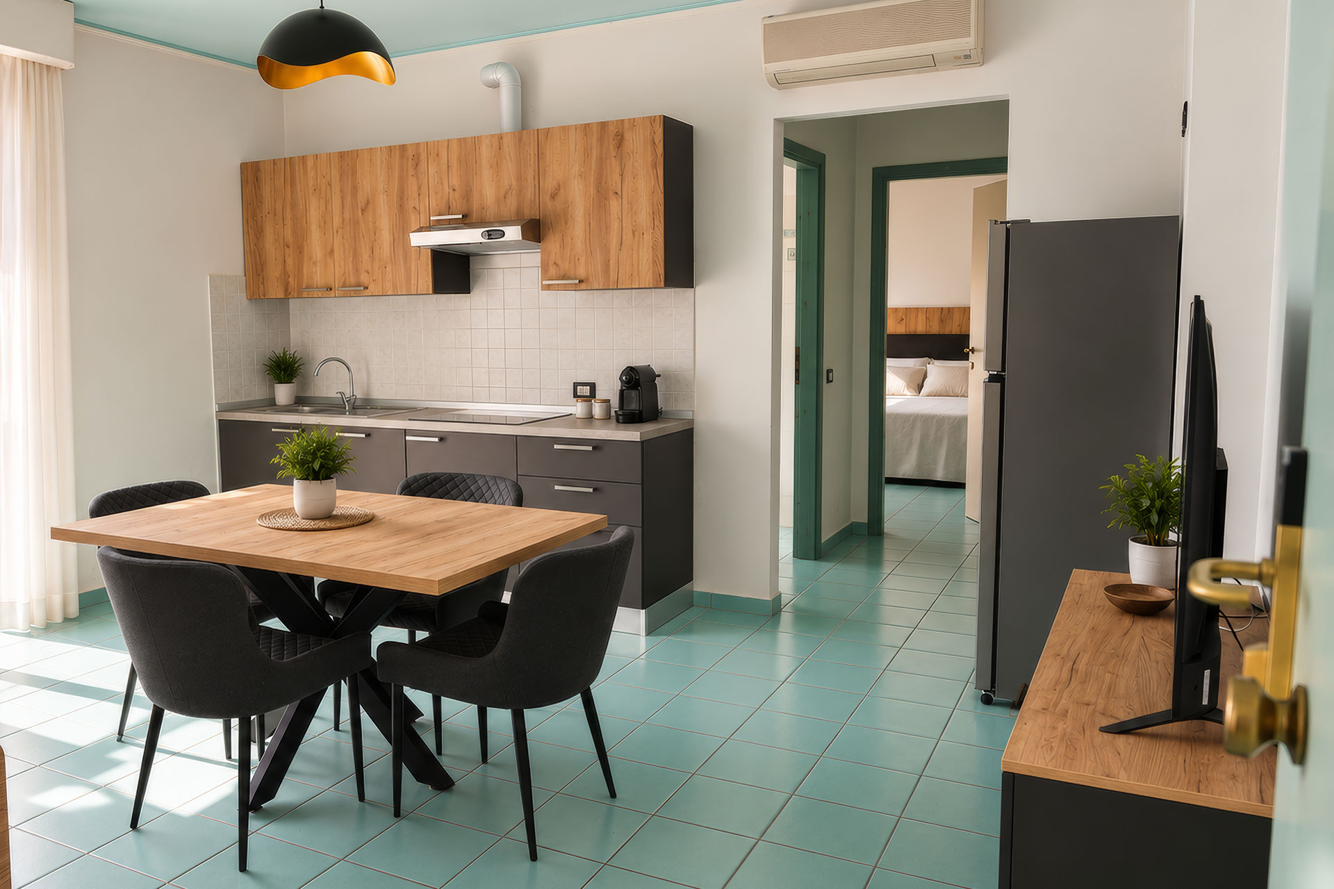 Bilocale Design Collection – Cucina e zona pranzo